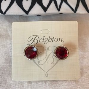 Brighton Ruby Red Studs